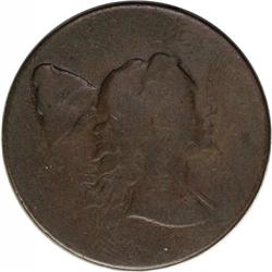 1794 1C Head of 1793. S-19a, B-3a, High R.5. Fine Deta 1794[1C] Head of 1793. S-19a, B-3a, High R.5-