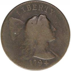 1794 1C Head of 1793. S-20b, B-4b, R.4. Fine Details, 1794[1C] Head of 1793. S-20b, B-4b, R.4--Envir