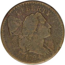 1794 1C Head of 1794. S-50, B-43, High R.5--Corroded-- 1794[1C] Head of 1794. S-50, B-43, High R.5--