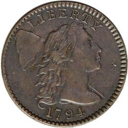 1794 1C Head of 1795. S-67, B-59, R.3--Environmental D 1794[1C] Head of 1795. S-67, B-59, R.3--Envir