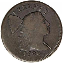 1796 1C Liberty Cap. S-81, B-2, Low R.3. XF40 NGC. VF3 1796[1C] Liberty Cap. S-81, B-2, Low R.3. XF4