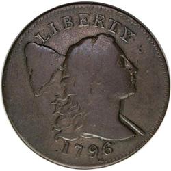 1796 1C Liberty Cap. S-88, B-9, R.4--Improperly Cleane 1796[1C] Liberty Cap. S-88, B-9, R.4--Imprope