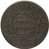 Image 2 : 1796 1C Draped Bust, Reverse of 1796. S-93, B-34, Low 1796[1C] Draped Bust, Reverse of 1796. S-93, B