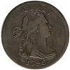 Image 1 : 1796 1C Draped Bust, Reverse of 1796. S-97, R.3--Obver 1796[1C] Draped Bust, Reverse of 1796. S-97, 