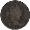 Image 1 : 1796 1C Draped Bust, Reverse of 1796. S-98, High R.3-- 1796[1C] Draped Bust, Reverse of 1796. S-98, 