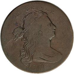 1796 1C Draped Bust, Reverse of 1796. S-99, B-22, R.5. 1796[1C] Draped Bust, Reverse of 1796. S-99, 