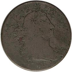 1796 1C Draped Bust, Reverse of 1796 NC-4, High R.5--C 1796[1C] Draped Bust, Reverse of 1796 NC-4, B