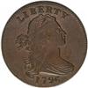 Image 1 : 1796 1C Draped Bust, Reverse of 1794 AU50 NGC. S-111, 1796[1C] Draped Bust, Reverse of 1794. S-111, 