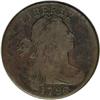 Image 1 : 1796 1C Draped Bust, Reverse of 1794--Corroded--NCS. F 1796[1C] Draped Bust, Reverse of 1794. S-112,
