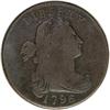 Image 1 : 1796 1C Draped Bust, Reverse of 1797. S-117, B-37, Hig 1796[1C] Draped Bust, Reverse of 1797. S-117,
