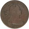Image 1 : 1796 1C Draped Bust, Reverse of 1797. S-118, B-39, Hig 1796[1C] Draped Bust, Reverse of 1797. S-118,