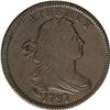 Image 1 : 1797 1C Reverse of 1797, Stems AU55 NGC. S-135. B-5, H 1797[1C] Reverse of 1797, Stems. S-135, B-5, 
