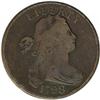 Image 1 : 1798 1C First Hair Style--Obverse Scratched--NCS. 1798[1C] First Hair Style. S-148, B-11, R.2--Obver