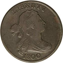 1800 1C S-199, B-14, High R.3--Corroded, Scratched--NC 1800[1C] S-199, B-14, High R.3--Corroded, Scr
