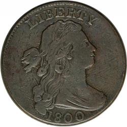 1800 1C S-209, B-23, R.3. VF25 NGC. Fine 12 EAC. Clash 1800[1C] S-209, B-23, R.3. VF25 NGC. Fine 12 