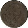 Image 1 : 1801 1C S-217, B-7, R.6--Obverse Damage--NCS. VG Detai 1801[1C] S-217, B-7, R.6--Obverse Damage--NCS