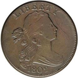 1802 1C No Stems. S-231, B-9, R.1--Improperly Cleaned- 1802[1C] No Stems. S-231, B-9, R.1--Improperl