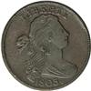 Image 1 : 1803 1C No Stems XF40--Improperly Cleaned--NCS. XF Det 1803[1C] No Stems. S-243, B-1, R.2--Improperl