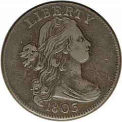 1803 1C Small Date, Small Fraction VF30 NGC. S-251. B- 1803[1C] Small Date, Small Fraction. S-251, B