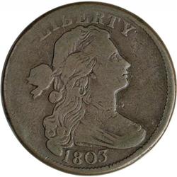 1803 1C Small Date, Large Fraction Fine 12 NGC. S-260. 1803[1C] Small Date, Large Fraction. S-260, B