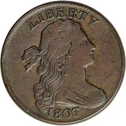 1803 1C Small Date, Large Fraction XF45 NGC. S-260. B- 1803[1C] Small Date, Large Fraction. S-260, B