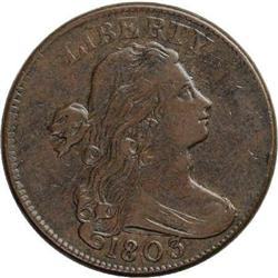 1803 1C Small Date, Large Fraction XF45 NGC. S-261. B- 1803[1C] Small Date, Large Fraction. S-261, B