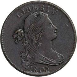 1803 1C Small Date, Small Fraction AU50--Environmental 1803[1C] Small Date, Small Fraction. S-263, B