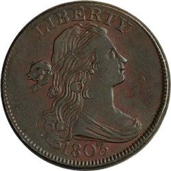 1803 1C Large Date, Large Fraction XF40 NGC. S-265. B- 1803[1C] Large Date, Large Fraction. S-265, B