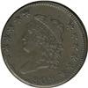 Image 1 : 1808 1C S-277, B-1, R.2. AU55 NGC. VF35 EAC. Struck fr 1808[1C] S-277, B-1, R.2. AU55 NGC. VF35 EAC.
