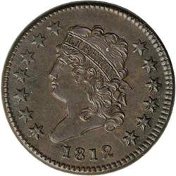 1812 1C Small Date--Reverse Damage--NGC. Unc Details. 1812[1C] Small Date. S-290, B-2, R.1--Reverse 