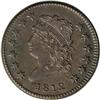 Image 1 : 1812 1C Small Date--Reverse Damage--NGC. Unc Details. 1812[1C] Small Date. S-290, B-2, R.1--Reverse 