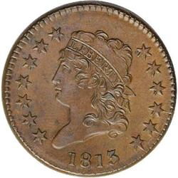 1813 1C S-292, B-2, Low R.2. MS63 Brown NGC. XF45 EAC. 1813[1C] S-292, B-2, Low R.2. MS63 Brown NGC.