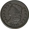 Image 1 : 1814 1C Plain 4 AU50 NGC. S-295, R.1. Die State II. Pr 1814[1C] Plain 4. S-295, B-2, R.1. AU50 NGC. 