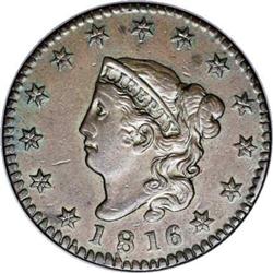 1816 1C --Improperly Cleaned--NCS. AU Details. N-8, R.1 1816[1C] N-8, R.1--Improperly Cleaned--NCS. 