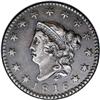 Image 1 : 1816 1C AU50 NGC. N-9, Low R.3. While repunching is se 1816[1C] N-9, Low R.3. AU50 NGC. XF40 EAC.