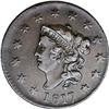 Image 1 : 1817 1C 13 Stars XF45 NGC. N-7, R.3. Glossy chocolate 1817[1C] 13 Stars. N-7, R.3. XF45 NGC. XF40 EA