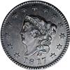 Image 1 : 1817 1C 13 Stars AU58 NGC. N-9, R.2. Chocolate with sl 1817[1C] 13 Stars. N-9, R.2. AU58 NGC. XF45 E