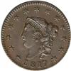 Image 1 : 1817 1C 13 Stars AU58 NGC. N-11, R.1. Brown with gloss 1817[1C] 13 Stars. N-11, R.1. AU58 NGC. XF45 