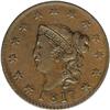 Image 1 : 1817 1C 13 Stars XF45 NGC. N-11, R.1. Medium brown wit 1817[1C] 13 Stars. N-11, R.1. XF45 NGC. VF30 