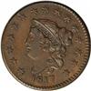 Image 1 : 1817 1C 15 Stars AU55 NGC. N-16, R.1. Brown with smoot 1817[1C] 15 Stars. N-16, R.1. AU55 NGC. XF40 