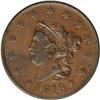 Image 1 : 1818 1C N-3, R.3. AU58 NGC. AU50 EAC. An attractive ex 1818[1C] N-3, R.3. AU58 NGC. AU50 EAC.