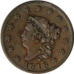 1818 1C N-9, R.3--Environmental Damage--NCS. AU Detail 1818[1C] N-9, R.3--Improperly Cleaned--NCS. A
