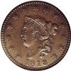 Image 1 : 1819/8 1C N-1, R.1. AU58 NGC. AU50 EAC. An early die s 1819/8[1C] N-1, R.1. AU58 NGC. AU50 EAC.
