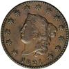 Image 1 : 1821 1C N-2, R.1. AU55 NGC. XF40 EAC. An early die sta 1821[1C] N-2, R.1. AU55 NGC. XF40 EAC.