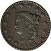 Image 1 : 1822 1C AU53 NGC. N-7, High R.3. A fine die crack exte 1822[1C] N-7, High R.3. AU53 NGC. VF35 EAC.