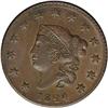 Image 1 : 1824 1C MS61 Brown NGC. N-3, Late Die State, R.2. The 1824[1C] N-3, R.2. MS61 Brown NGC. AU55 EAC.