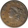 Image 1 : 1825 1C AU50 NGC. N-4, Middle Die State, R.3. Althoug 1825[1C] N-4, R.3. AU50 NGC. VF30 EAC.