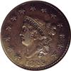Image 1 : 1825 1C AU58 NGC. N-7, Middle Die State, R.3. A crack 1825[1C] N-7, R.3. AU58 NGC. XF40 EAC.