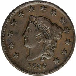 1826 1C VF35 NGC. N-5, Very Late Die State, High R.2. 1826[1C] N-5, High R.2. VF35 NGC. VF25 EAC.