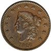 Image 1 : 1826 1C N-7, R.1. MS62 Brown NGC. AU55 EAC. Graded a c 1826[1C] N-7, R.1. MS62 Brown NGC. AU55 EAC.
